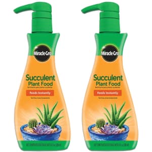 Miracle-Gro Succulent Plant Food 8-oz. Bottle 2-Pack for $7.11 via Sub & Save