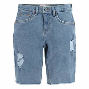 Levi's Boys' 511 Slim Fit Denim Shorts, Misadventure, 7X for $22