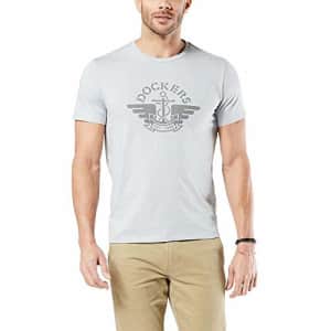 Dockers Men's Short Sleeve Crewneck T-shirt, High Rise, XX-Large for $15