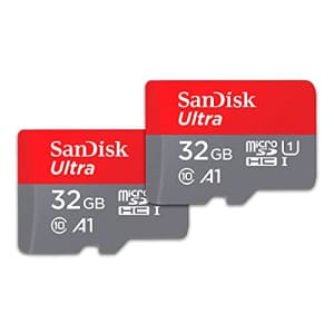 SanDisk 32GB (Pack of 2) Ultra microSDHC UHS-I Memory Card (2x32GB) with Adapter - for $12 SanDisk 32GB (Pack of 2) Ultra microSDHC UHS-I Memory Card (2x32GB) with Adapter - for $12