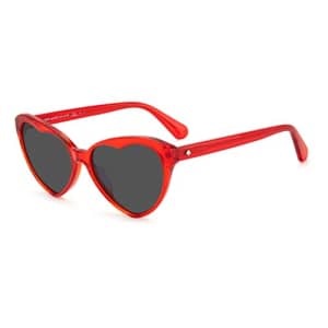 Kate Spade New York Women's Velma/S Special Shape Sunglasses, Red/Gray, 57mm, 16mm for $62 Kate Spade New York Women's Velma/S Special Shape Sunglasses, Red/Gray, 57mm, 16mm for $62