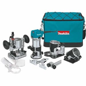 Makita RT0701CX3 1-1/4 HP Compact Router Kit, Teal for $312