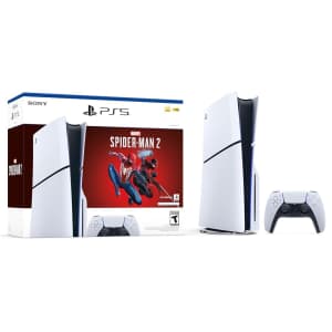 Sony PlayStation 5 Slim Console Marvel's Spider-Man 2 Bundle for $449