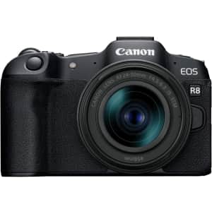 Canon EOS R8 Mirrorless Camera w/ RF 24-50mm f/4.5-6.3 IS STM Lens for $1,359