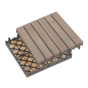 The Twillery Co. Zariah Wood Deck Tile Box for $38