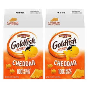 Pepperidge Farm Goldfish 27.3-oz. Crackers 2-Pack for $9.68 via Sub. & Save Pepperidge Farm Goldfish 27.3-oz. Crackers 2-Pack for $9.68 via Sub. & Save
