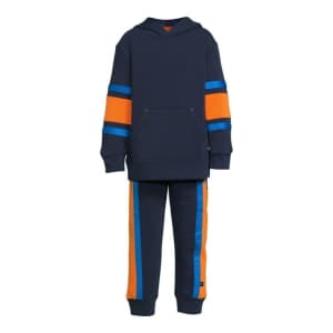 Cheetah Boys' Fleece Hoodie and Jogger Set for $7