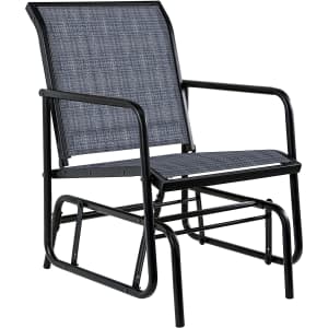 Amazon Basics Outdoor Patio Textilene Glider Chair for $62
