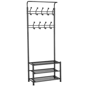 SmileMart Multipurpose Metal Entryway Hall Tree for $40 SmileMart Multipurpose Metal Entryway Hall Tree for $40
