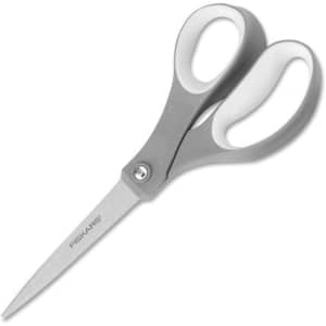 Fiskars Softgrip 8" Stainless Steel Straight Scissors for $6