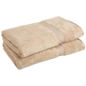SUPERIOR 2-Piece 600 GSM Egyptian Cotton Bath Sheet Set, Toast for $54 SUPERIOR 2-Piece 600 GSM Egyptian Cotton Bath Sheet Set, Toast for $54
