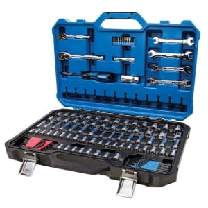 Kobalt 129-Piece SAE and Metric Mechanics Tool Set for $75