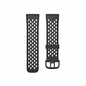 Fitbit Versa 3/sense,sport Band,black/lunar White,small for $20