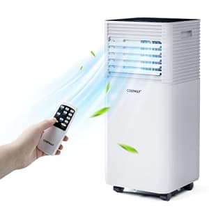 COSTWAY Portable Air Conditioner, 8000BTU 4-in-1 Air Conditioner Cooling for Room Spaces up to for $207