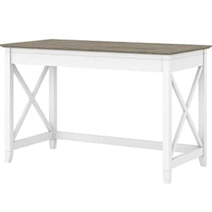 Bush Furniture Key West Writing Table for Home Office | Small Modern Farmhouse Desk, 48W, Pure for $202
