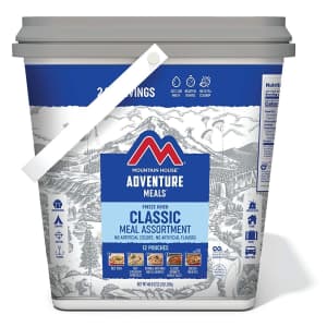 Mountain House Adventure Meals 24-Serving Freeze Dried Classic Meal Rations for $93