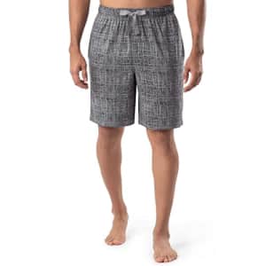 Van Heusen Men's Jersey Knit Sleep Shorts, Grey, Large for $17
