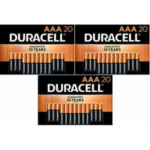 Duracell - CopperTop AAA Alkaline Batteries - long lasting, all-purpose Triple A battery for for $67