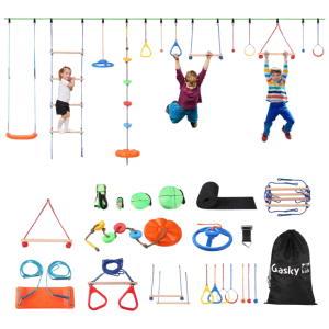 Gasky Ninja Warrior 16-Piece Obstacle Course Kit for $100