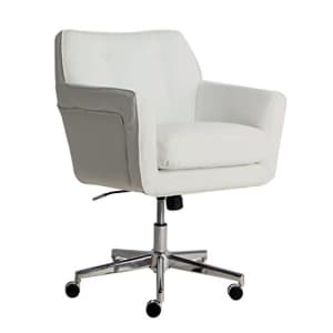 Serta Style Ashland Home Office Chair, Clean White Bonded Leather for $315