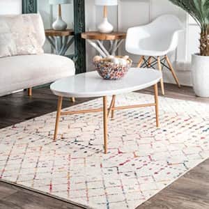 nuLOOM Moroccan Blythe Area Rug, 6' Square, Light Multi for $115 nuLOOM Moroccan Blythe Area Rug, 6' Square, Light Multi for $115