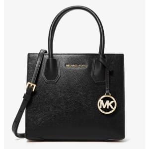 Michael Michael Kors Mercer Medium Pebbled Leather Crossbody Bag for $99 Michael Michael Kors Mercer Medium Pebbled Leather Crossbody Bag for $99