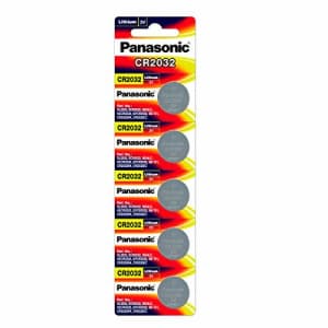 Panasonic Lot of 100 Batteries CR2032 DL2032 ECR2032 3V Lithium Coin Battery for $69