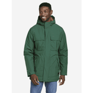 Eddie Bauer Cold-Weather Essentials & Footwear Flash Sale. Save on 90 items, like coats, fleece-lined pants, boots, and more, including the pictured Eddie Bauer Men's Rainfoil Insulated Parka for $89.99 ($109 off).