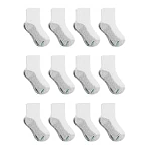 Hanes boys Extra Durable Ankle Multipack athletic socks, White, Medium US for $8 Hanes boys Extra Durable Ankle Multipack athletic socks, White, Medium US for $8