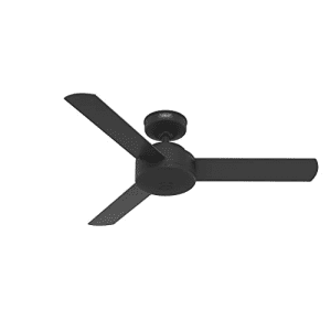 Hunter Fan Company 51847 Presto Ceiling Fan, Matte Black, 10.09x44x44 for $104