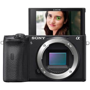 Sony Alpha a6600 24.2MP Mirrorless Digital Camera for $1,398