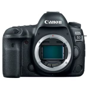 Canon EOS 5D Mark IV 30MP DSLR Body for $1,529