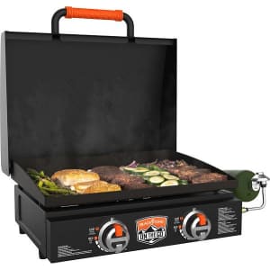 Blackstone 22" Stainless Steel Portable Gas Griddle with Hood for $150