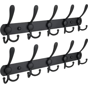 Ticonn Wall Mounted Coat Rack 2-Pack for $19