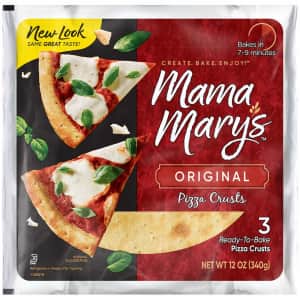 Mama Mary's Traditional Pizza Crust 6-Pack for $5.28 via Sub. & Save