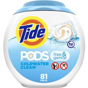 Tide Pods 3-in-1 Laundry Detergent Pacs 81-Pack for $14 via Sub & Save Tide Pods 3-in-1 Laundry Detergent Pacs 81-Pack for $14 via Sub & Save