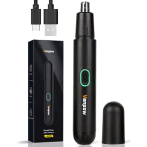 Venpow Rechargeable Ear and Nose Hair Trimmer for $6