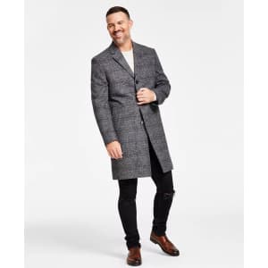 Lauren Ralph Lauren Men's Luther Luxury Blend Overcoat for $80