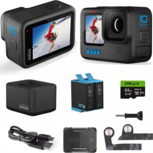 GoPro HERO10 Black Bundle for $280