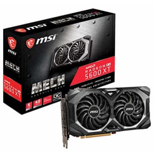 MSI Gaming Radeon RX 5600 XT Boost Clock: 1600 MHz 192-bit 6GB GDDR6 DP/HDMI Dual Torx 3.0 Fans for $300 MSI Gaming Radeon RX 5600 XT Boost Clock: 1600 MHz 192-bit 6GB GDDR6 DP/HDMI Dual Torx 3.0 Fans for $300