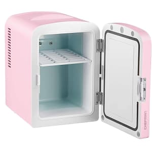 Chefman Portable Mirrored Personal 4-Liter Mini Refrigerator for $63