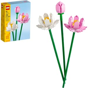 LEGO Lotus Flowers Kit for $10