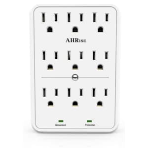Powrui AHRise 9-Outlet Surge Protector for $8 Powrui AHRise 9-Outlet Surge Protector for $8
