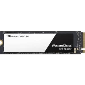 WD Black 1TB NVMe M.2 2280 3D NAND Internal Solid State Drive for $80 WD Black 1TB NVMe M.2 2280 3D NAND Internal Solid State Drive for $80