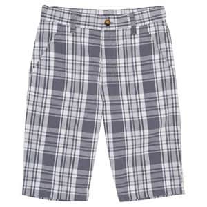 French Toast Boys' Big Pattern Chino Short, Gray, 12 for $14