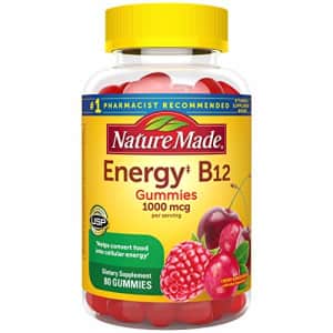 Nature Made Energy B12 1000 mcg Gummies, 80 Count for Metabolic Health (Packaging May Vary) for $12