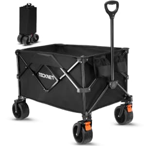 Tecknet Collapsible Utility Cart for $95