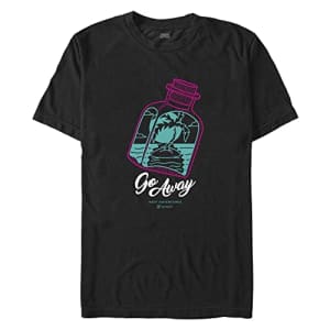 NEFF Bottle That GO Away Young Men's Short Sleeve Tee Shirt, Black, XX-Large for $19