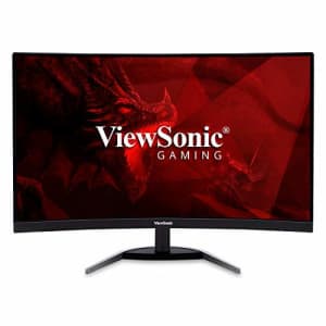 ViewSonic VX2768-2KPC-MHD 27 Inch 1440p Curved 144Hz 1ms Gaming Monitor with FreeSync Premium Eye for $415