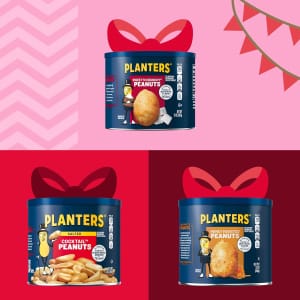 Planters Holiday Edition Nut Trio Pack for $7